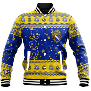 Alpha Phi Omega Christmas Baseball Jackets A31 | Africa Zone