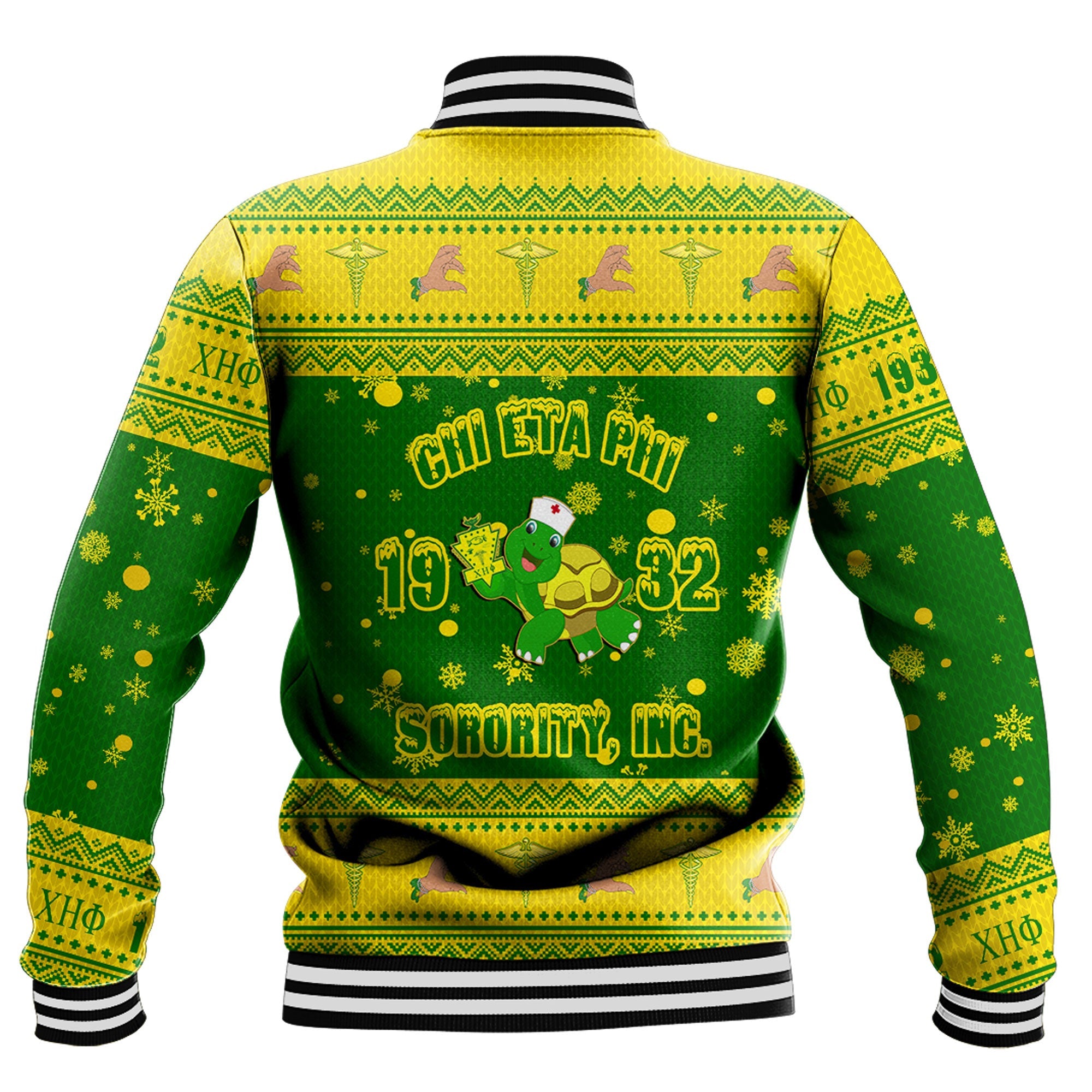 Chi Eta Phi Christmas Baseball Jackets A31 | Africa Zone