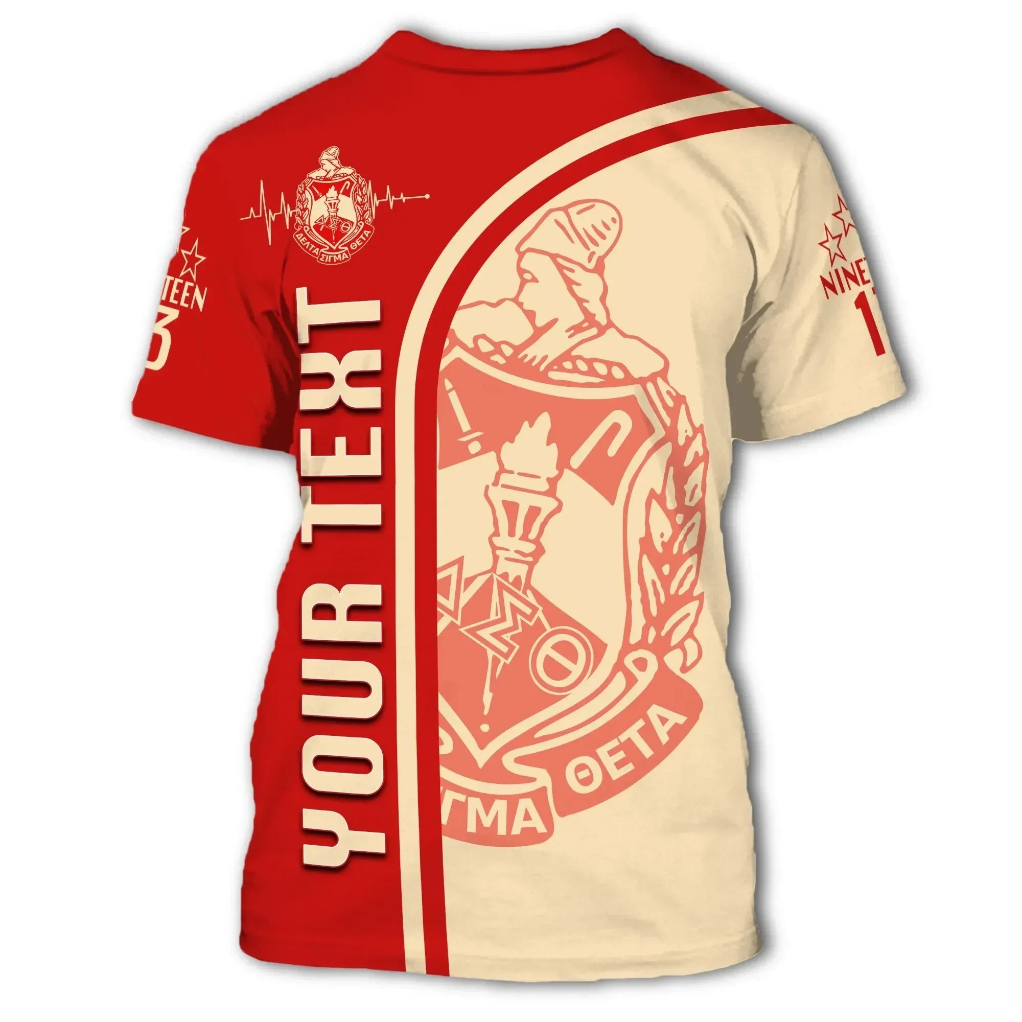 Personalised Delta Sigma Theta In My Heart T-shirt J5