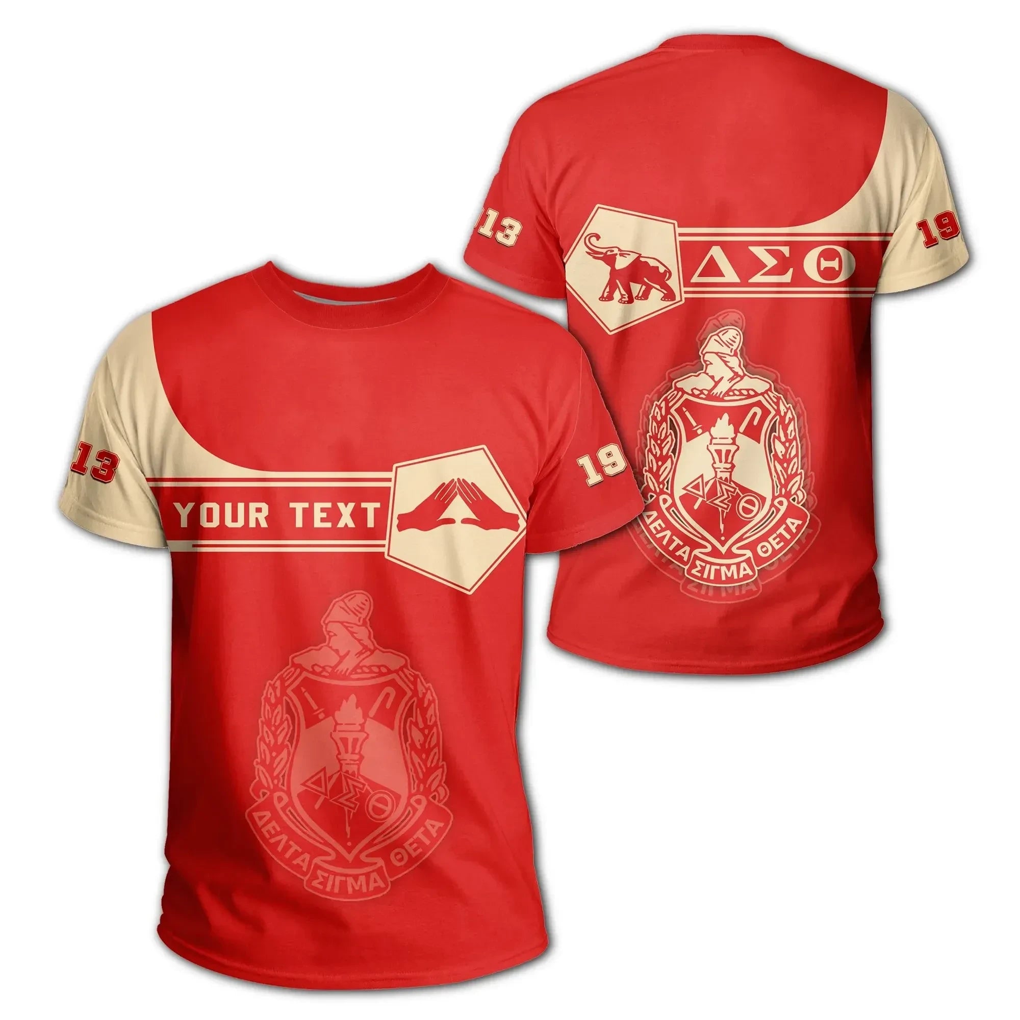 Personalised Delta Sigma Theta T-shirt - Simple Style J8