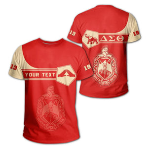 Personalised Delta Sigma Theta T-shirt - Simple Style J8