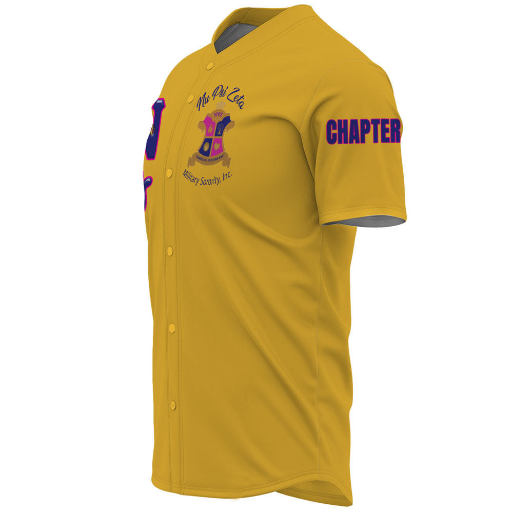 Africa Zone Baseball Jerseys - Nu Psi Zeta Military Sorority