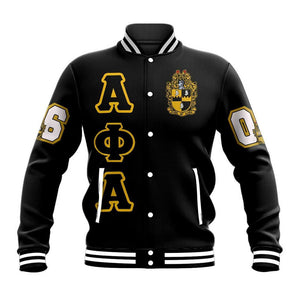Alpha Phi Alpha Letters Baseball Jacket J0 | Africazon