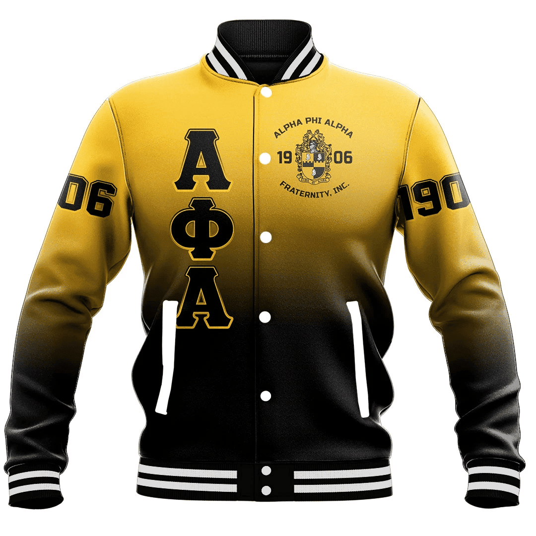 Alpha Phi Alpha Gradient Baseball Jackets | Africazone.store