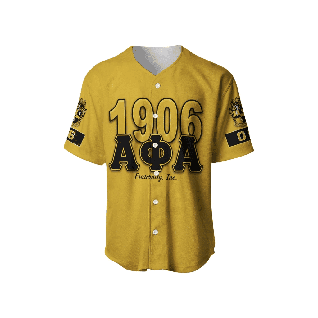 Africa Zone Baseball Jersey - Alpha Phi Alpha 1906 Baseball Jerseys A31