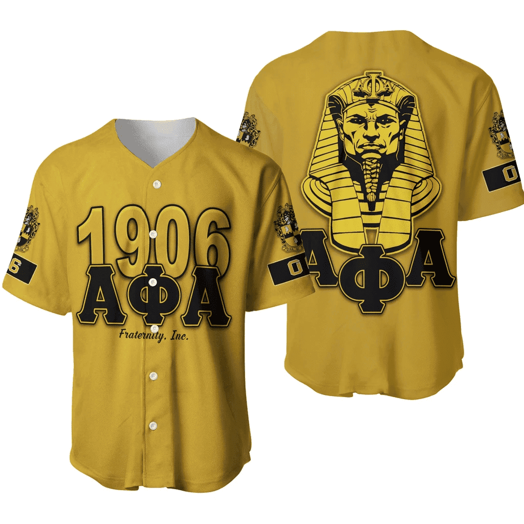 Africa Zone Baseball Jersey - Alpha Phi Alpha 1906 Baseball Jerseys A31