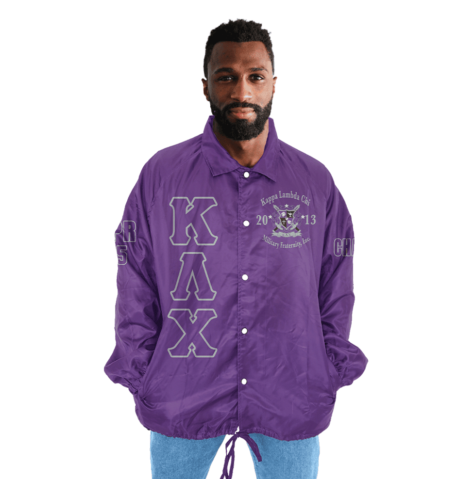 (Custom) Greeklife Jacket - KLC Military Fraternity Crossing Jacket A31