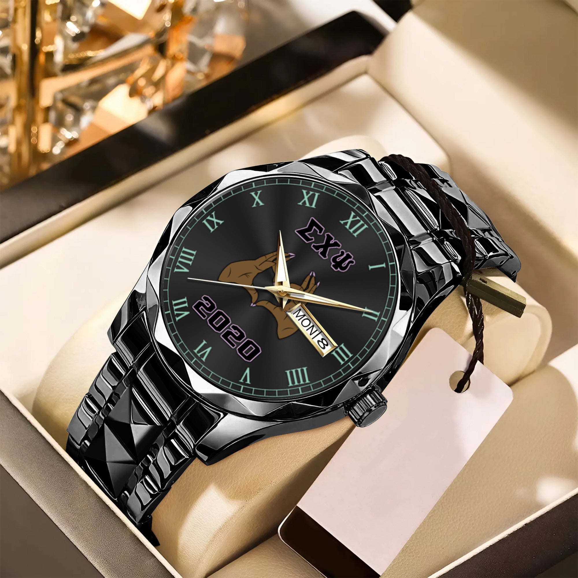 Greeklife Accessories - Sigma Chi Psi Sorority Handsign Alloy Luxury Quartz Watch A31