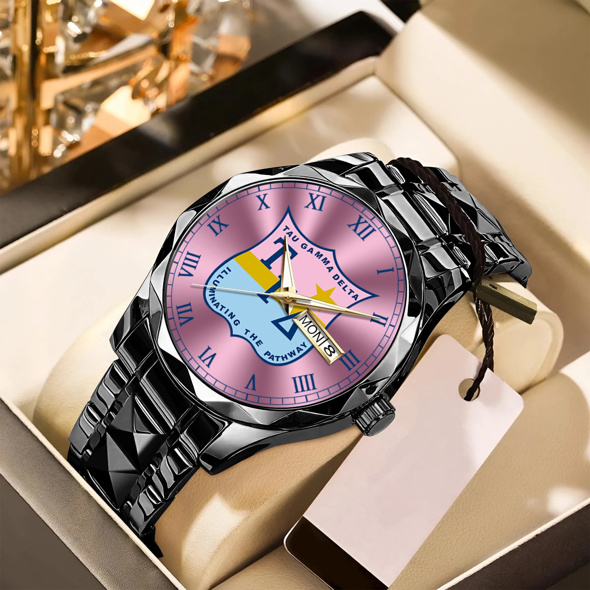 Greeklife Accessories - Tau Gamma Delta Sorority Alloy Luxury Quartz Watch A31