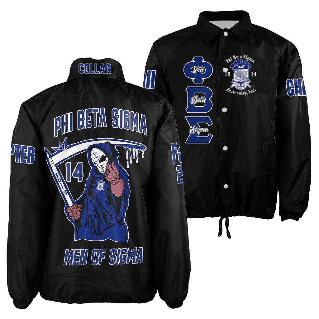 (Personalized) Sigmas 1914 Bleed Blue Crossing Line Jacket