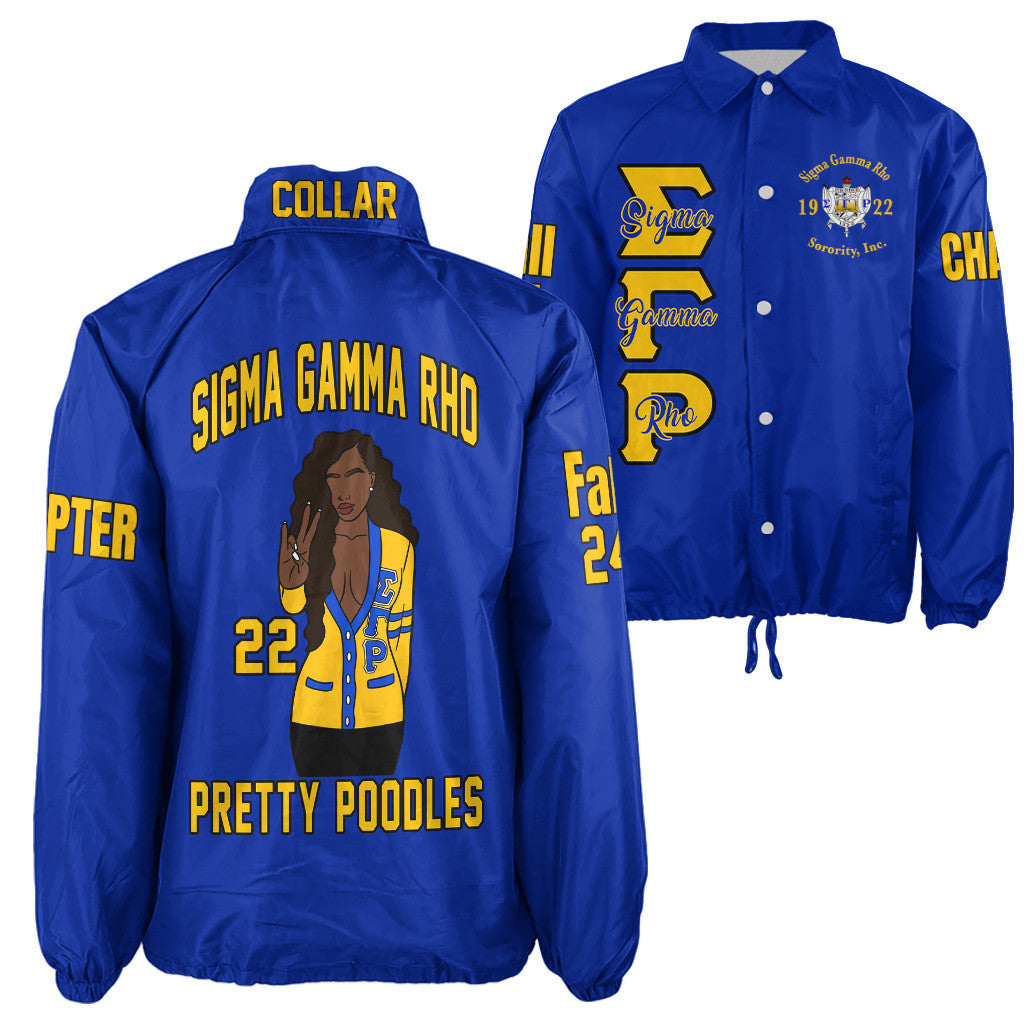 (Personalized) SGRhos 1922 Sigma Women Crossing Line Jacket