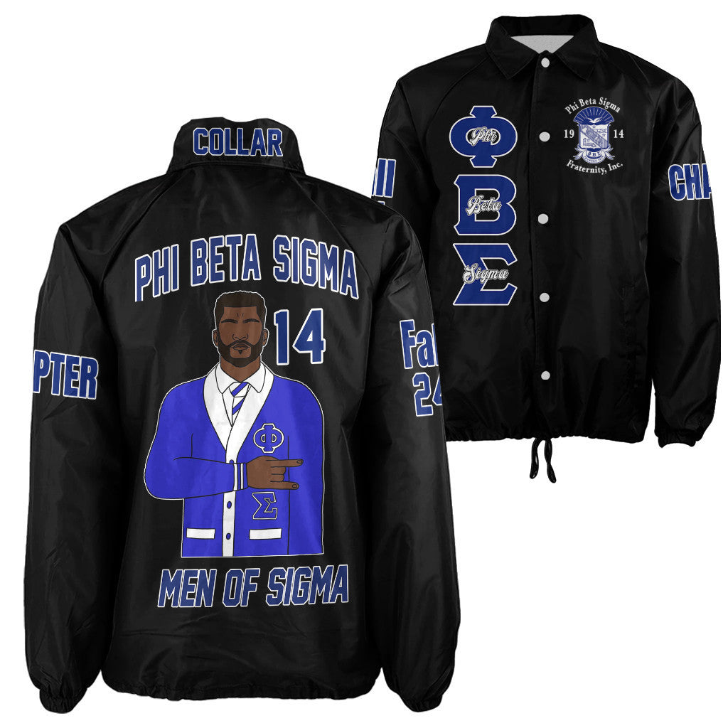 (Custom) Africazone Jacket - Phi Beta Sigma Fraternity Crossing Jacket A31