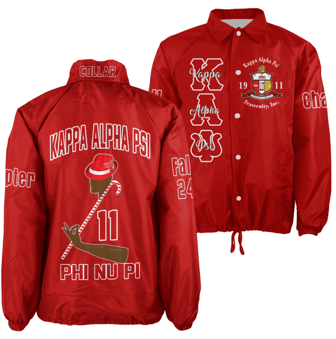 (Custom) Africazone Jacket - KAP Nupe Fraternity Handsign Crossing Jacket A31