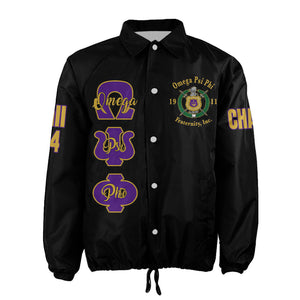 (Custom) AfricaZone Jacket - Omega Psi Phi Fraternity Crossing Jacket A31 | Africazone.store