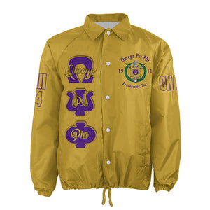 (Custom) AfricaZone Jacket - Omega Psi Phi Fraternity Crossing Jacket A31 | Africazone.store