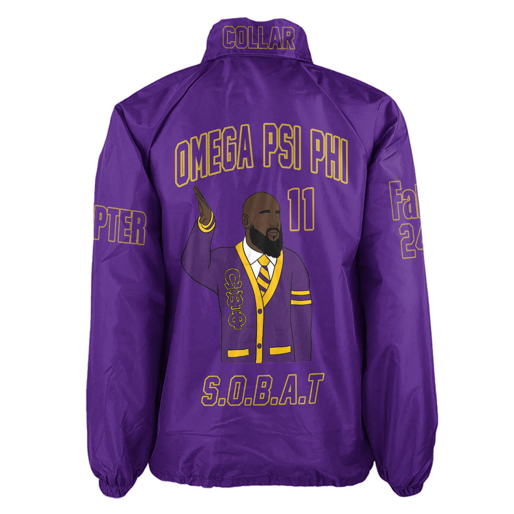 (Custom) AfricaZone Jacket - Omega Psi Phi Fraternity Crossing Jacket A31 | Africazone.store