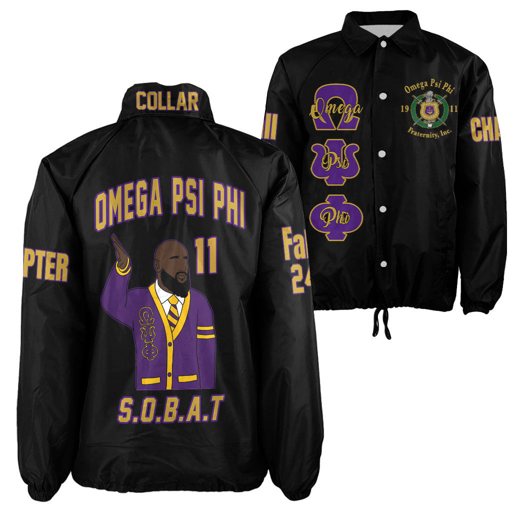 (Custom) AfricaZone Jacket - Omega Psi Phi Fraternity Crossing Jacket A31 | Africazone.store