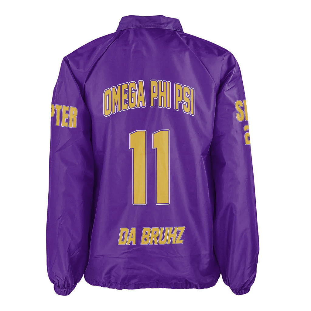 AfricaZone Jacket - Omega Psi Phi(purple) Crossing Jacket A31 | Africazone.store