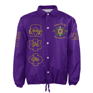 (Custom) AfricaZone Jacket - Omega Psi Phi Fraternity Knight Crossing Jacket A31 | Africazone.store
