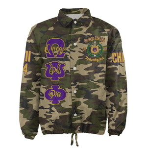 (Custom) AfricaZone Jacket - Omega Psi Phi Fraternity Knight Crossing Jacket A31 | Africazone.store