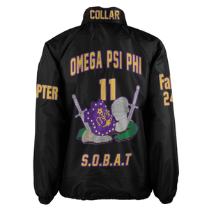 (Custom) AfricaZone Jacket - Omega Psi Phi Fraternity Knight Crossing Jacket A31 | Africazone.store