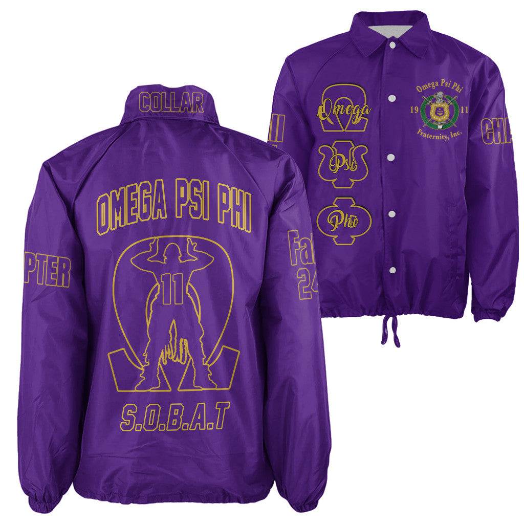 (Custom) AfricaZone Jacket - Omega Psi Phi Que Man Crossing Jacket A31 | Africazone.store