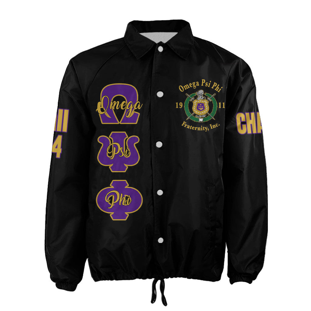 (Custom) AfricaZone Jacket - Omega Psi Phi Que Man Crossing Jacket A31 | Africazone.store