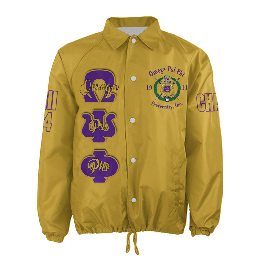 (Custom) AfricaZone Jacket - Omega Psi Phi Que Man Crossing Jacket A31 | Africazone.store