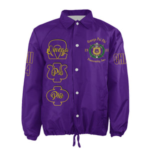 (Custom) AfricaZone Jacket - Omega Psi Phi Que Man Crossing Jacket A31 | Africazone.store