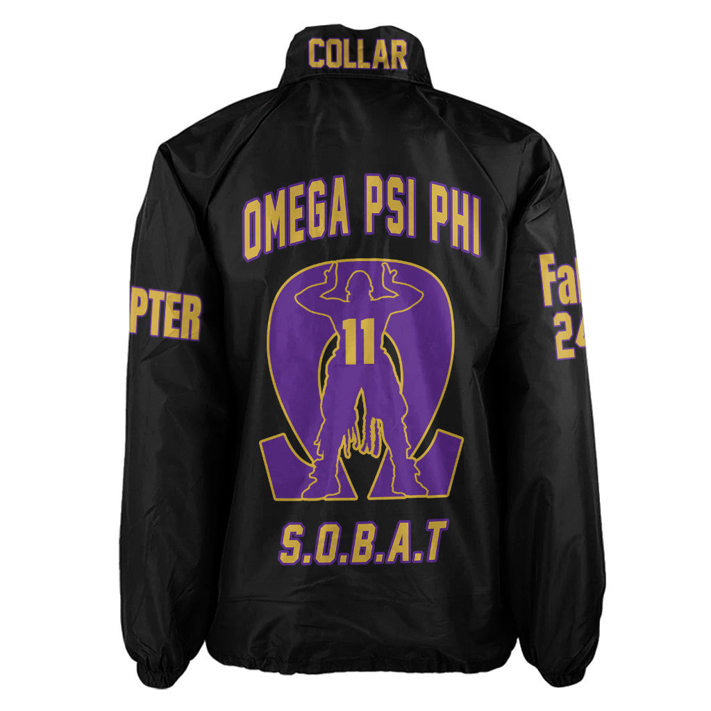 (Custom) AfricaZone Jacket - Omega Psi Phi Que Man Crossing Jacket A31 | Africazone.store