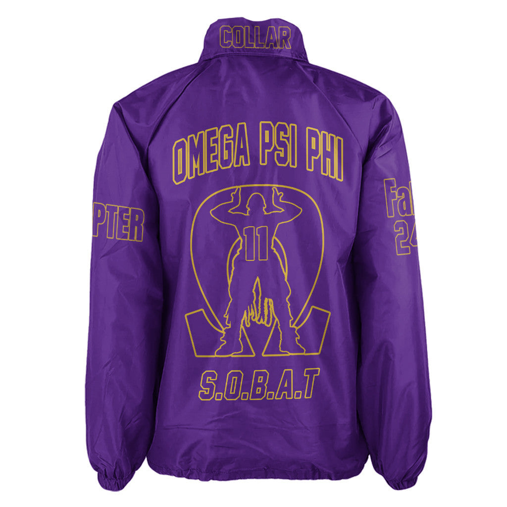 (Custom) AfricaZone Jacket - Omega Psi Phi Que Man Crossing Jacket A31 | Africazone.store
