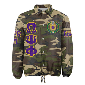 AfricaZone Jacket - Omega Psi Phi Camouflage Crossing Jacket A31 | Africazone.store