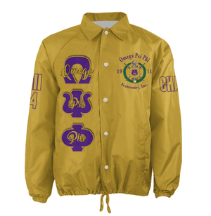 (Custom) AfricaZone Jacket - Omega Psi Phi Fraternity Knight Crossing Jacket A311 | Africazone.store