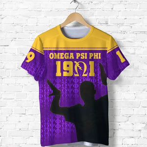 Africazone T-Shirt - Personalized Omega Psi Phi Bull Dogs Simple Style J5 | Africazone.store