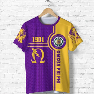 Africazone T-Shirt - Personalized Omega Psi Phi Bull Dogs Sport J5 | Africazone.store