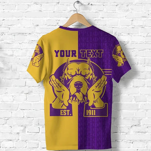 Africazone T-Shirt - Personalized Omega Psi Phi Bull Dogs Sport J5 | Africazone.store