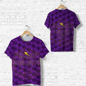 Africazone T-Shirt - Personalized Omega Psi Phi Fraternity 1911 Still Omega J5 | Africazone.store