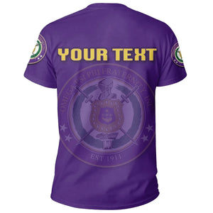 Africazone T-Shirt - Personalised Omega Psi Phi Tee J5 | Africazone.store
