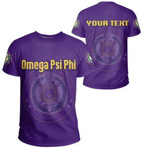 Africazone T-Shirt - Personalised Omega Psi Phi Tee J5 | Africazone.store
