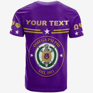 Africazone T-Shirt - Personalized Omega Psi Phi T-Shirt Impressive J5 | Africazone.store