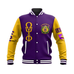 AfricaZone Jacket - Just Love Cooper Cole Man Omega Psi Phi Baseball Jacket J5 | Africazone.store