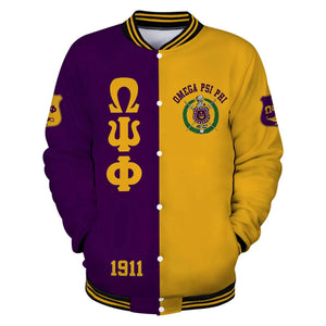 AfricaZone Jacket - Omega Psi Phi 31 Baseball Jacket J5 | Africazone.store
