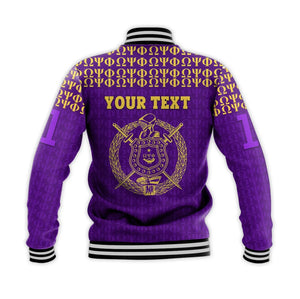 AfricaZone Jacket - Personalised Omega Psi Phi Bull Dogs Special Baseball Jacket J5 | Africazone.store