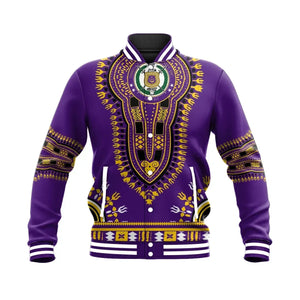 AfricaZone Jacket - Omega Psi Phi Dashiki Baseball Jacket J5 | Africazone.store9 | Africazone.store