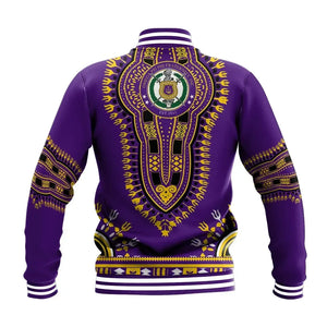 AfricaZone Jacket - Omega Psi Phi Dashiki Baseball Jacket J5 | Africazone.store9 | Africazone.store
