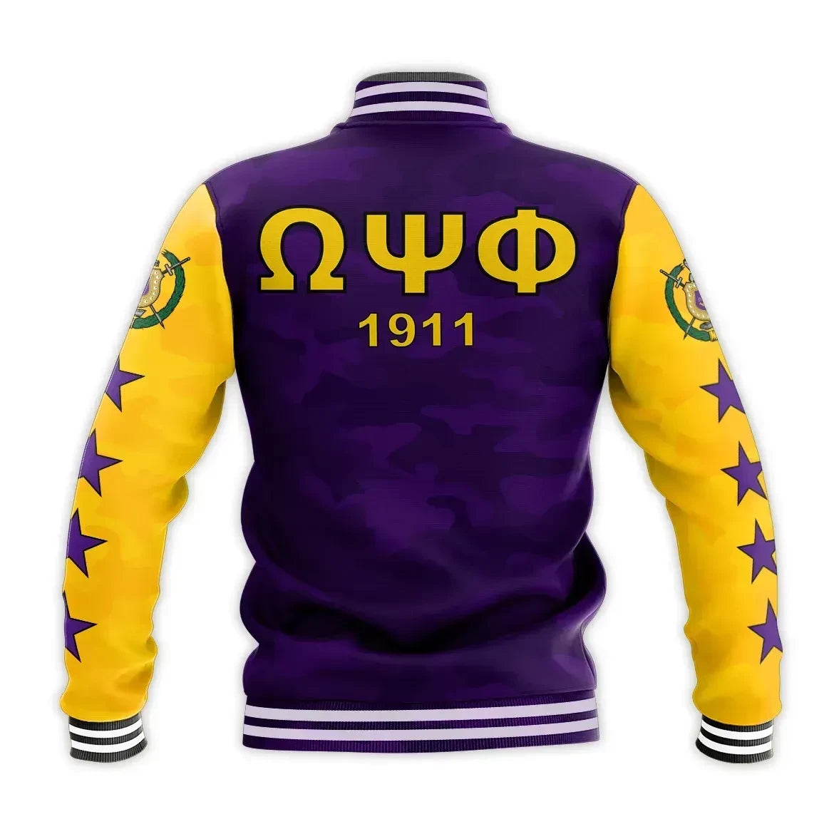 AfricaZone Jacket - Omega Psi Phi Omega Psi Phi Legend Baseball Jacket J5 | Africazone.store