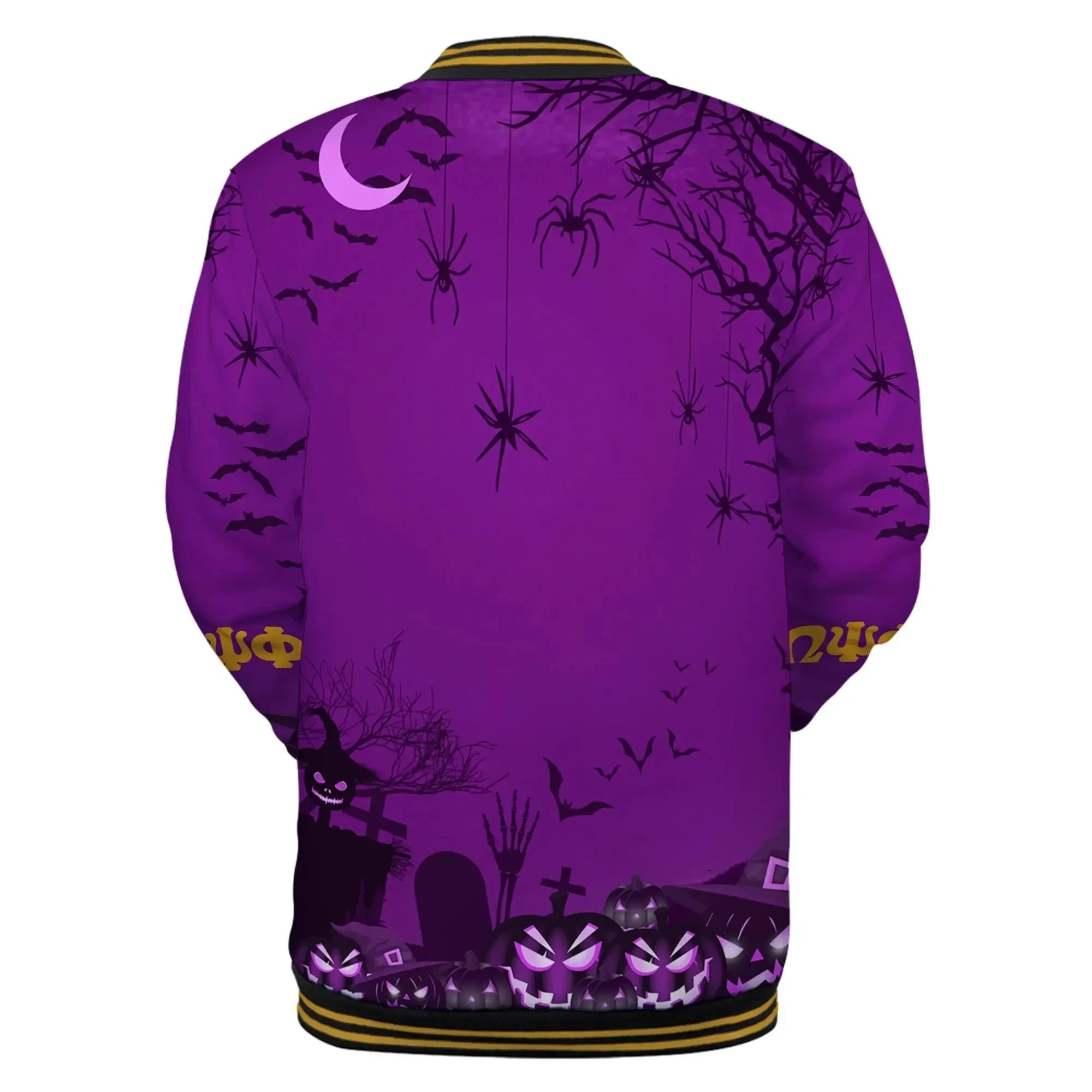 AfricaZone Jacket - Omega Psi Phi Nightmare Baseball Jacket J5 | Africazone.store