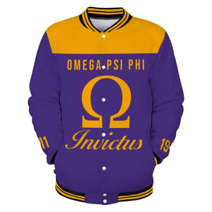 AfricaZone Jacket - Omega Psi Phi 10 Baseball Jacket J5 | Africazone.store