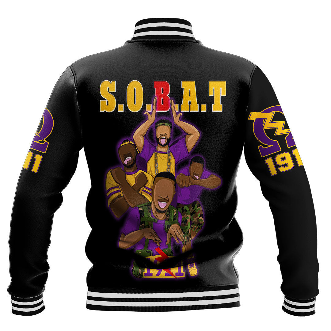 AfricaZone Clothing - Omega Psi Phi Fraternity Baseball Jackets A31 | Africazone.store
