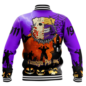 AfricaZone Jacket - Omega Psi Phi Halloween Baseball Jackets A31 | Africazone.store